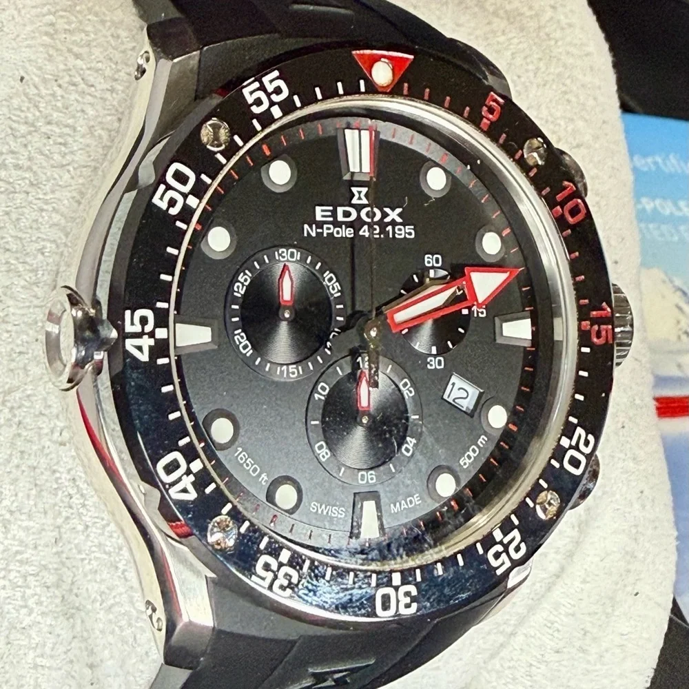 Edox Chrono Offshore 1 Sharkman ll North Pole Limited Editition Men’s Watch